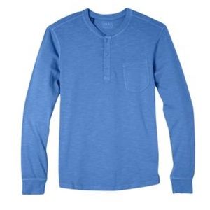 Jachs Sueded Cotton Long Sleeve Henley